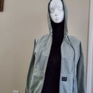 Bog urban Cambas hooded 100% cotton color seafoam green size XS.